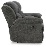 Frohn - Dbl Reclining Loveseat With Console - R&R Furniture Gallery (Fountain Valley, CA)