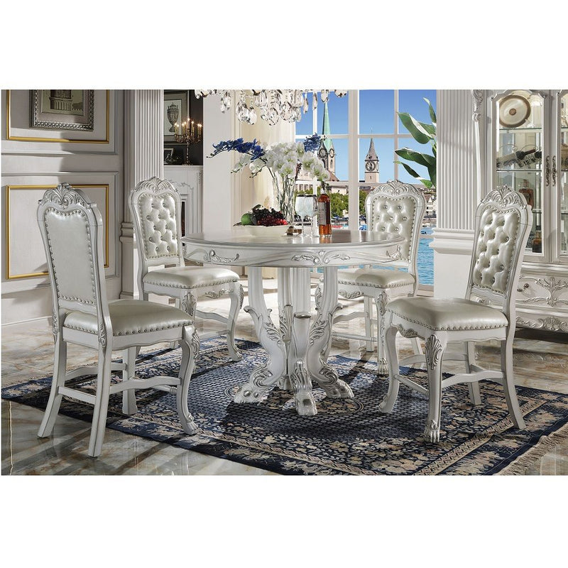 Dresden - 48" Counter Height Table - Bone White - R&R Furniture Gallery (Fountain Valley, CA)