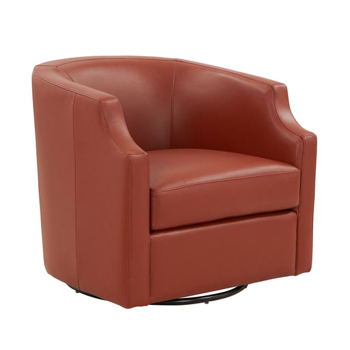 Emmett - Swivel Glider Barrel Chair With Clip Arm Design - R&R Furniture Gallery (Fountain Valley, CA)