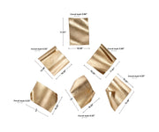 Set of six gold fluttering pages wall decor by Uttermost, stylish metal wall art with a dynamic, airy design for modern interiors.