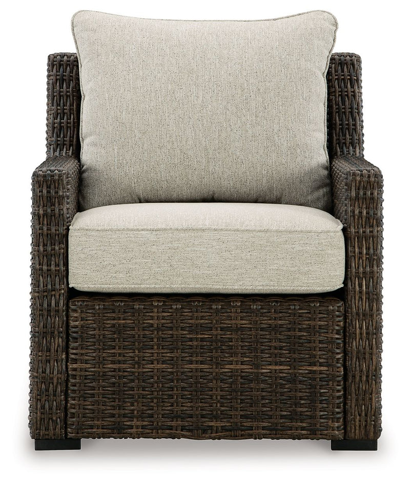 Brook Ranch - Lounge Chair With Cushion - Brown - R&R Furniture Gallery (Fountain Valley, CA)