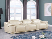 9762 - 5-Piece Modular Power Reclining Sofa And Loveseat Set With 3 Power Recliners In - R&R Furniture Gallery (Fountain Valley, CA)