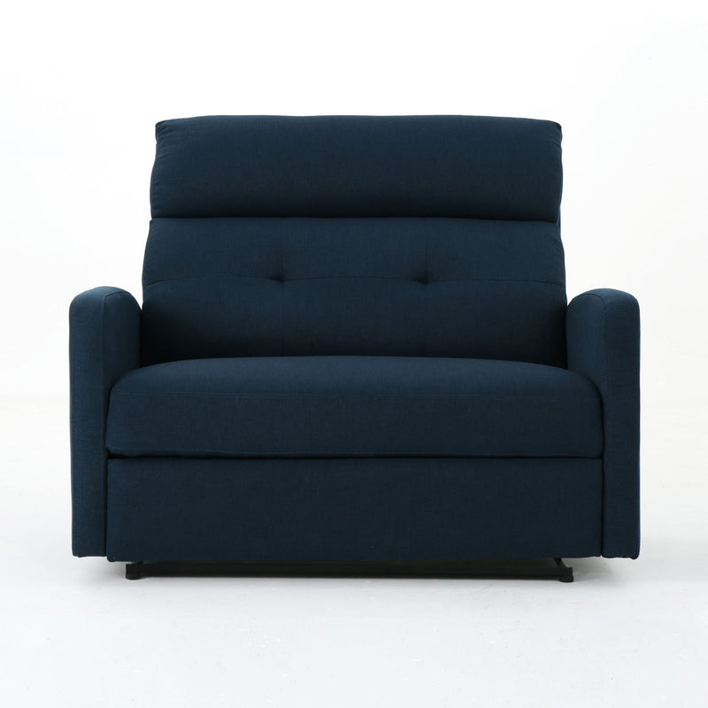 Alma - Contemporary Upholstered Loveseat Recliner - R&R Furniture Gallery (Fountain Valley, CA)