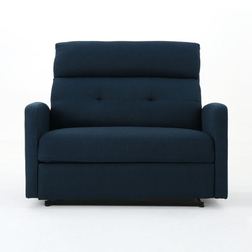 Alma - Contemporary Upholstered Loveseat Recliner - R&R Furniture Gallery (Fountain Valley, CA)