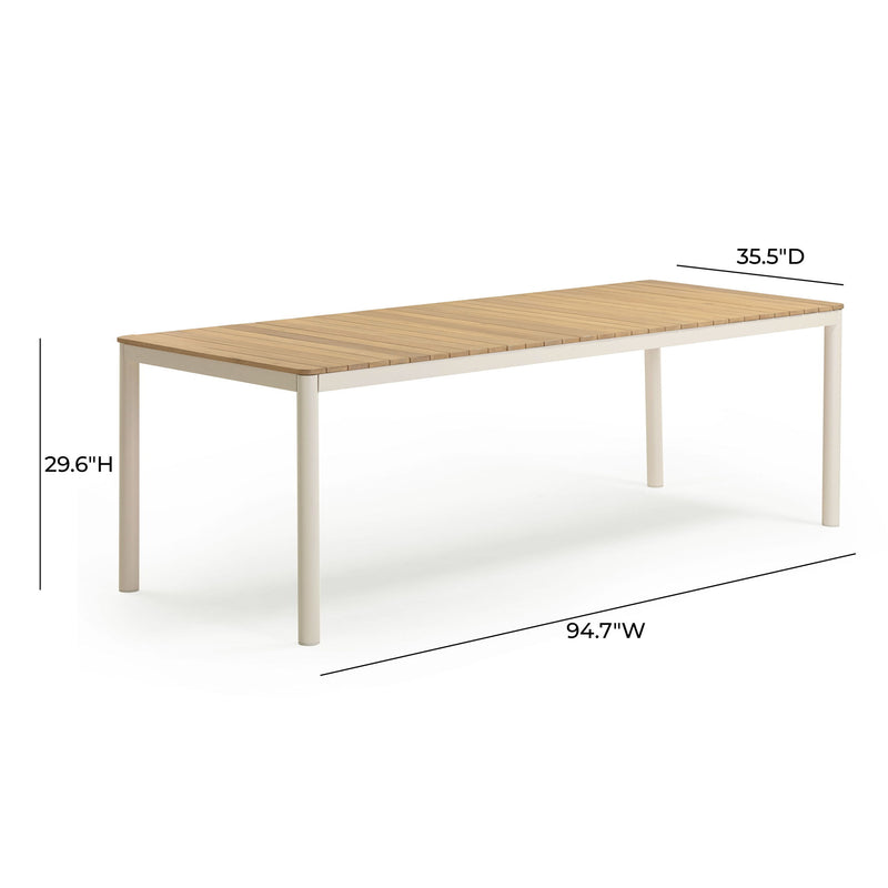 Sardinia - Outdoor Dining Table - Light Teak - R&R Furniture Gallery (Fountain Valley, CA)