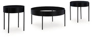 Ardoline - Occasional Table Set (Set of 3) - Black - R&R Furniture Gallery (Fountain Valley, CA)