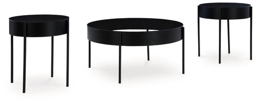 Ardoline - Occasional Table Set (Set of 3) - Black - R&R Furniture Gallery (Fountain Valley, CA)