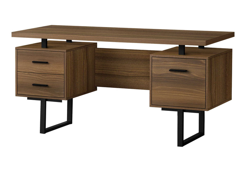 Computer Desk For Home Office, Laptop, Left, Right Set - Up, Storage Drawers, Contemporary & Modern - R&R Furniture Gallery (Fountain Valley, CA)
