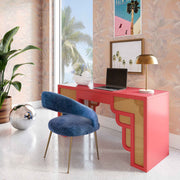 Suzie - Rattan Executive Desk - R&R Furniture Gallery (Fountain Valley, CA)