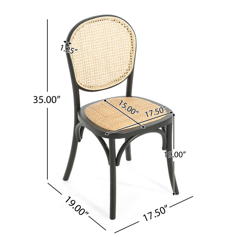 Vintage Style Dining Chairs (Set of 2) - R&R Furniture Gallery (Fountain Valley, CA)