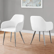 Dining Side Chair, Upholstered For Dining Room, Contemporary & Modern (Set of 2) - R&R Furniture Gallery (Fountain Valley, CA)