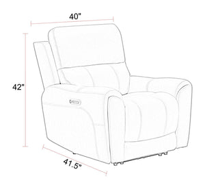 Hancock - Zero Gravity Power Recliner P3