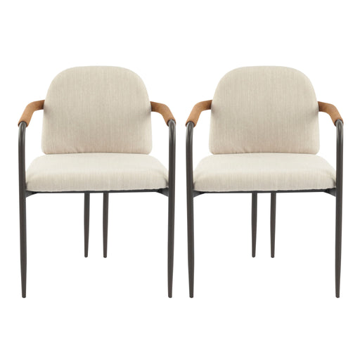 Modern Dining Chair Set With Durable Iron Frame And Comfortable Fabric Upholstery - R&R Furniture Gallery (Fountain Valley, CA)