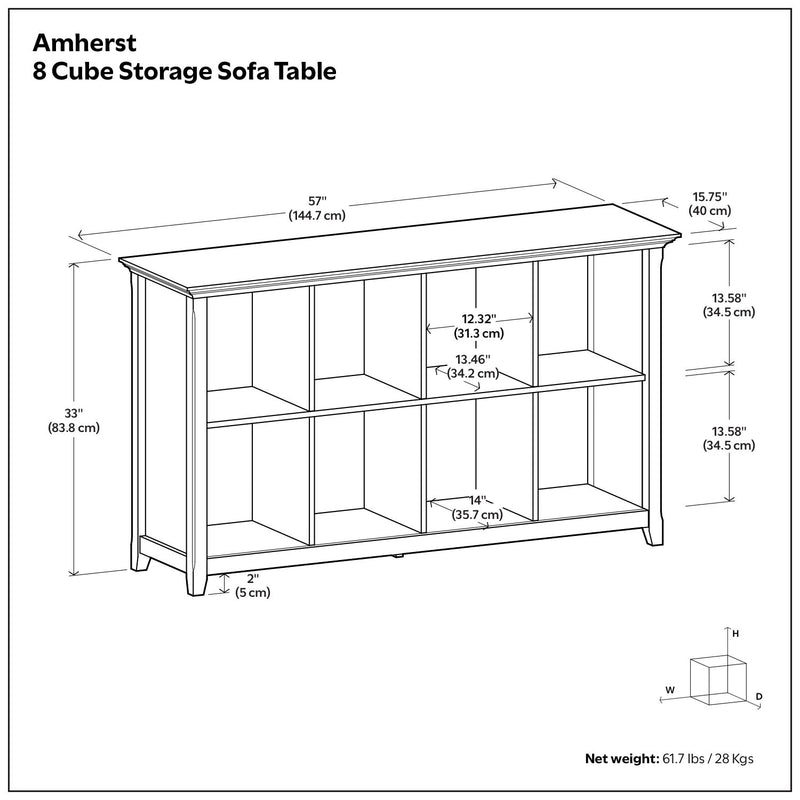Amherst - Cube Storage Bookcase - R&R Furniture Gallery (Fountain Valley, CA)