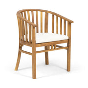 Outdoor Wooden Dining Chairs With Cushions (Set of 2) - R&R Furniture Gallery (Fountain Valley, CA)