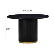 Chelsea - Ash Wood Round Dining Table - R&R Furniture Gallery (Fountain Valley, CA)