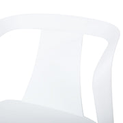 Set of two Noble House Orchid chairs with wooden legs and upholstered seats, modern design, shown in a home interior setting.