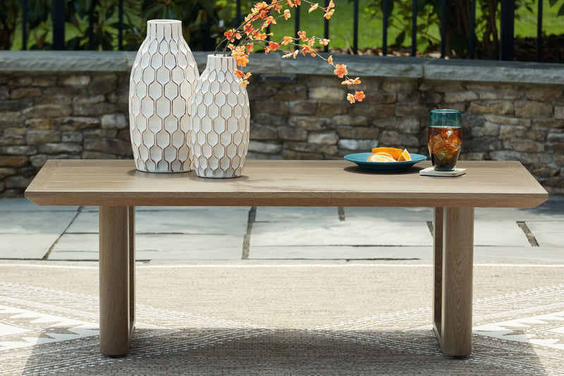 Serene Bay - Rectangular Cocktail Table - Dark Brown - R&R Furniture Gallery (Fountain Valley, CA)