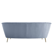 Bayram - Sofa - Light Gray Velvet - R&R Furniture Gallery (Fountain Valley, CA)