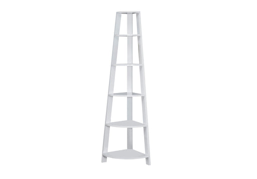 Bookshelf, Bookcase, Etagere, Corner, 5 Tier, For Office, Contemporary & Modern - R&R Furniture Gallery (Fountain Valley, CA)