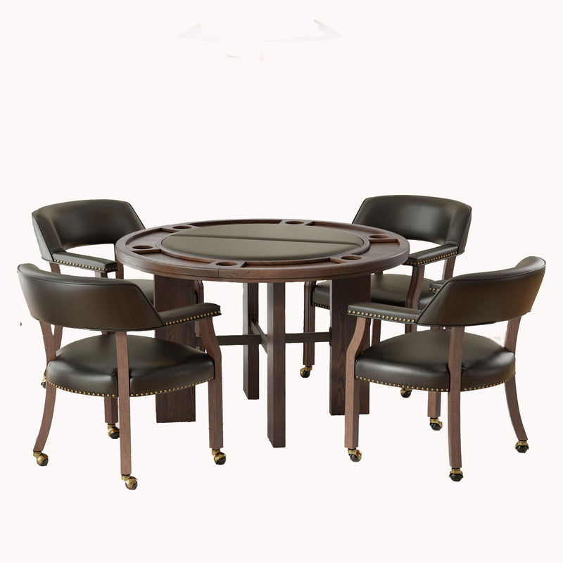 Gorman - 5 Piece Dining And Game Set - R&R Furniture Gallery (Fountain Valley, CA)