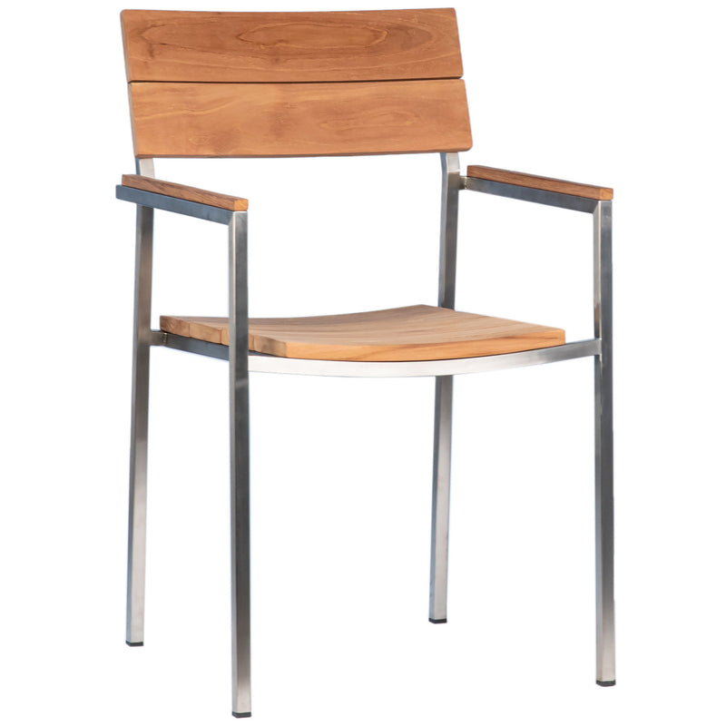 Herbert - Outdoor Dining Chair - Natural Rustic