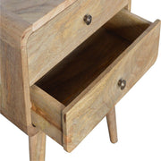 Curved Nightstand - R&R Furniture Gallery (Fountain Valley, CA)