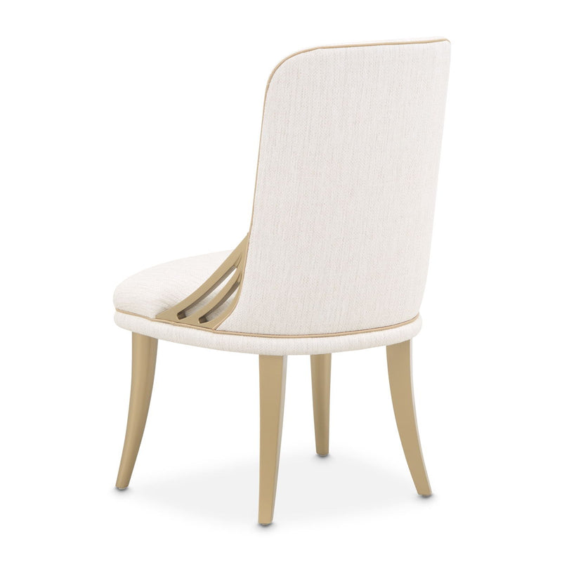 La Terrazza - Dining Side Chair (Set of 2) - Creamy Pearl - R&R Furniture Gallery (Fountain Valley, CA)