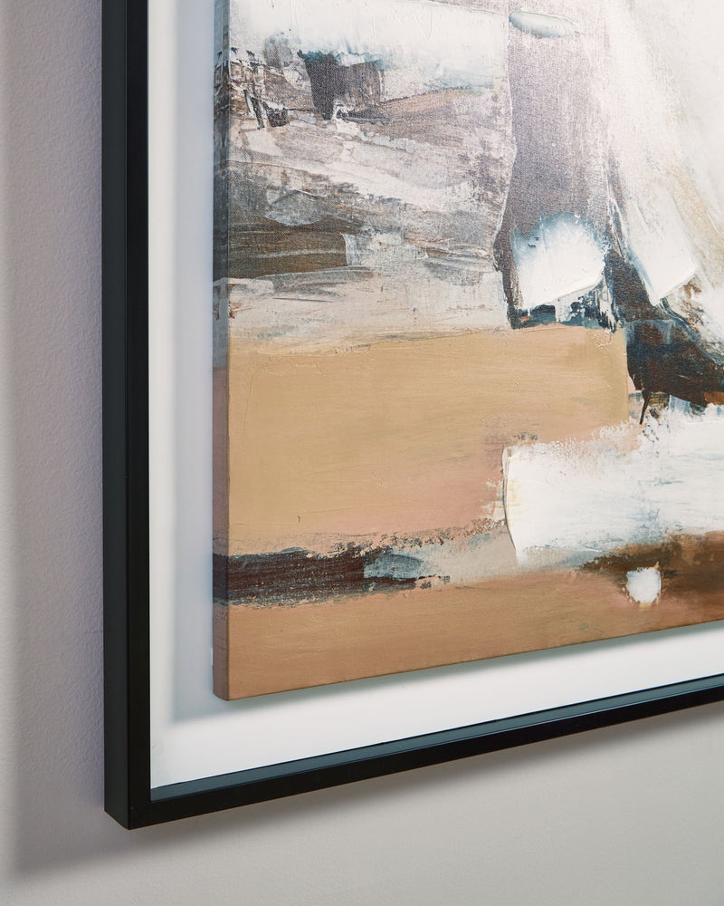 Bradlow - Wall Art - Brown / White / Black - R&R Furniture Gallery (Fountain Valley, CA)