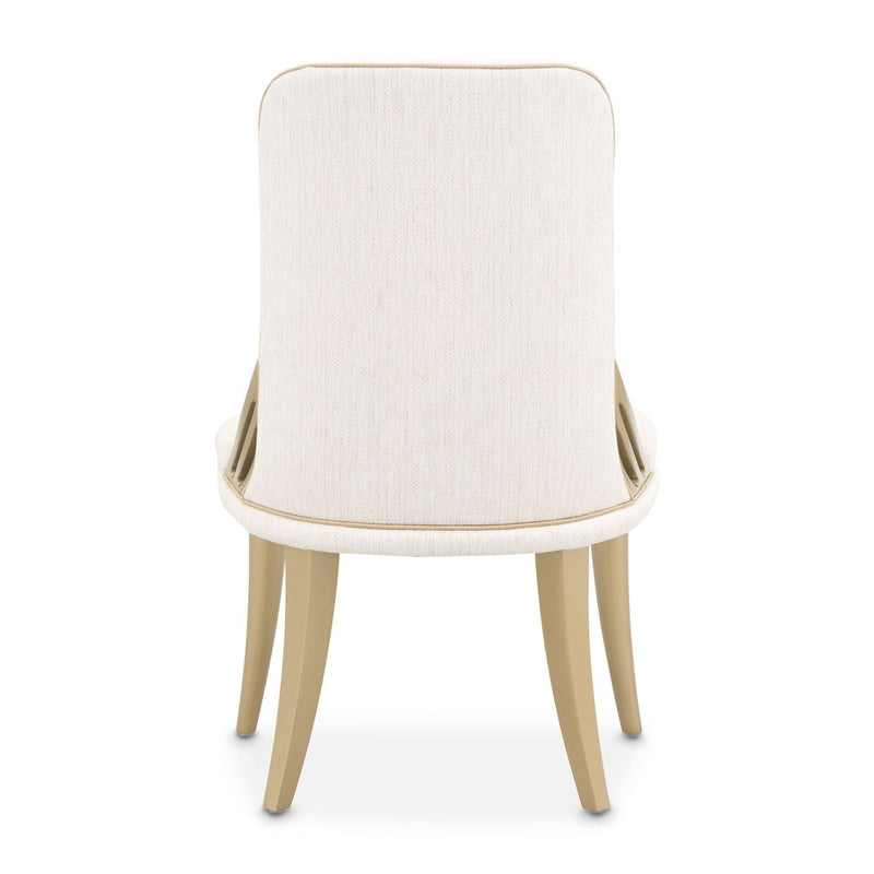 La Terrazza - Dining Side Chair (Set of 2) - Creamy Pearl - R&R Furniture Gallery (Fountain Valley, CA)