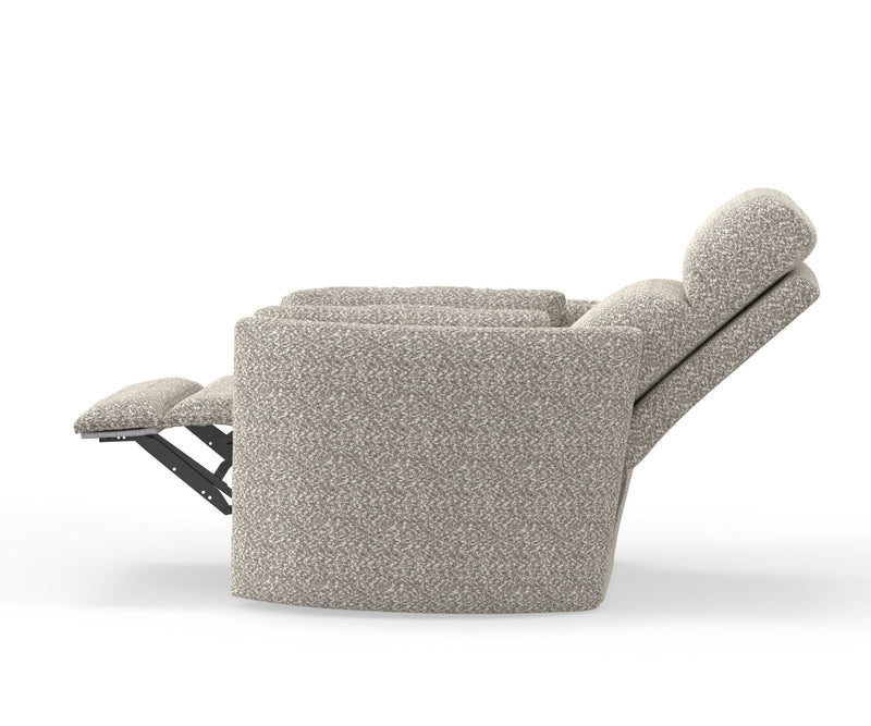 Parker Living Radius Power Swivel Glider Recliner chair set with plush fabric and adjustable reclining features.