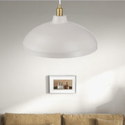 Astral - Single Light Pendant Lamp For Entrance Kitchen Island - Gold / White - R&R Furniture Gallery (Fountain Valley, CA)