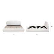 Archie Puffy Grounded - Upholstered Platform Bed - R&R Furniture Gallery (Fountain Valley, CA)