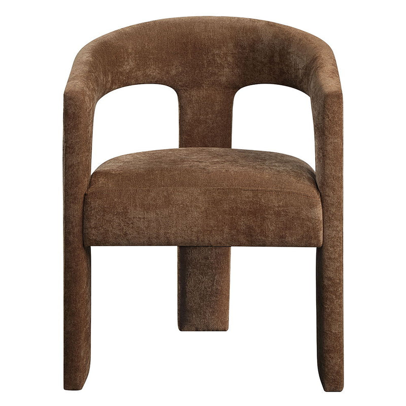Leonardo - Arm Chair (Set of 2) - Brown Linen - R&R Furniture Gallery (Fountain Valley, CA)
