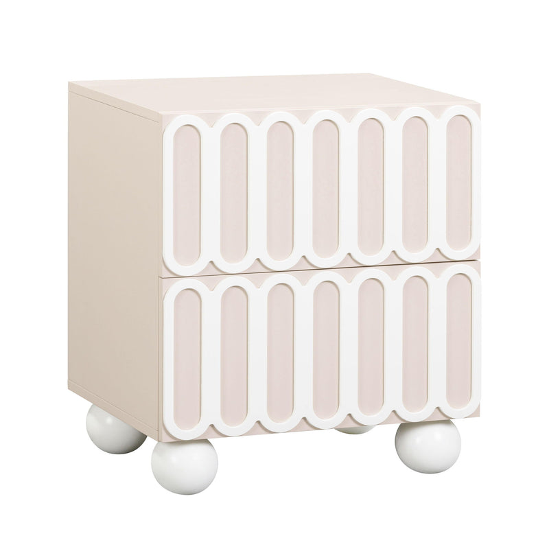 Tori Motif - Nightstand - R&R Furniture Gallery (Fountain Valley, CA)