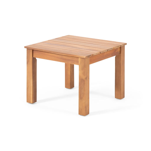 Halcyon - Outdoor Side Table With Slat Design - R&R Furniture Gallery (Fountain Valley, CA)