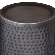 Corbin - Hammered Metal Side Table - R&R Furniture Gallery (Fountain Valley, CA)