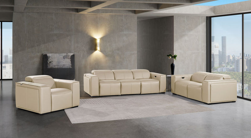 1224 - 6-Piece Modular Power Reclining Sofa, Loveseat & Chair Set In With 5 Power Recliners & Power Headrests - R&R Furniture Gallery (Fountain Valley, CA)