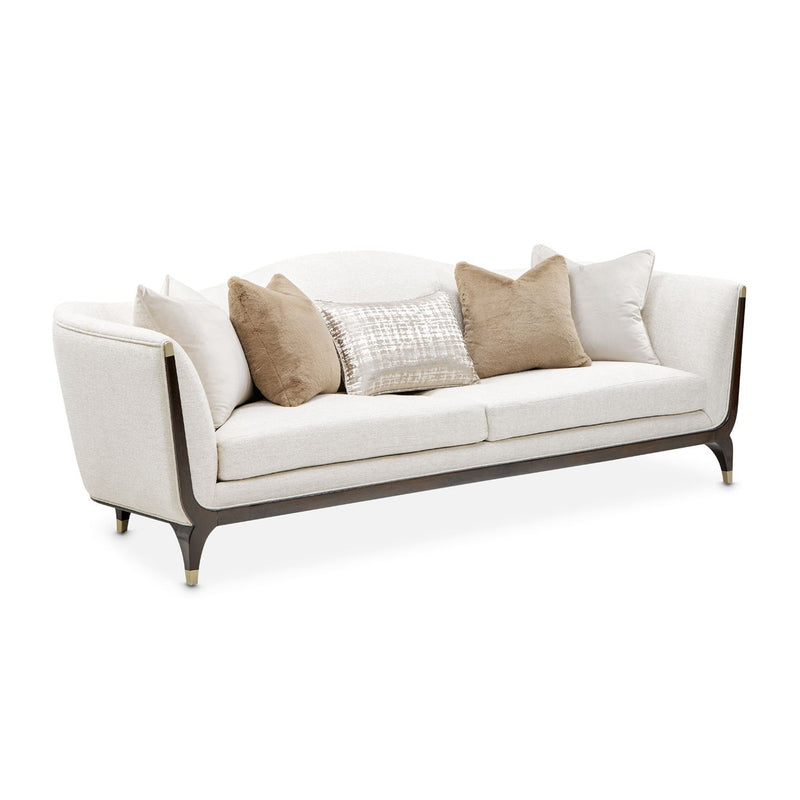 Paris Chic - Sofa - Cremini / Espresso - R&R Furniture Gallery (Fountain Valley, CA)