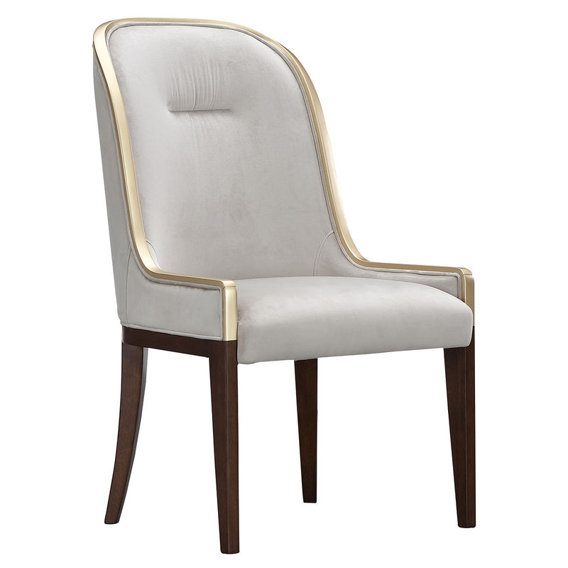 Houston - Dining Side Chair (Set of 2) - Porcini / Walnut - R&R Furniture Gallery (Fountain Valley, CA)