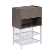 Platform Bed With 2 Tier Storage Shelves, Storage Cabinet - R&R Furniture Gallery (Fountain Valley, CA)