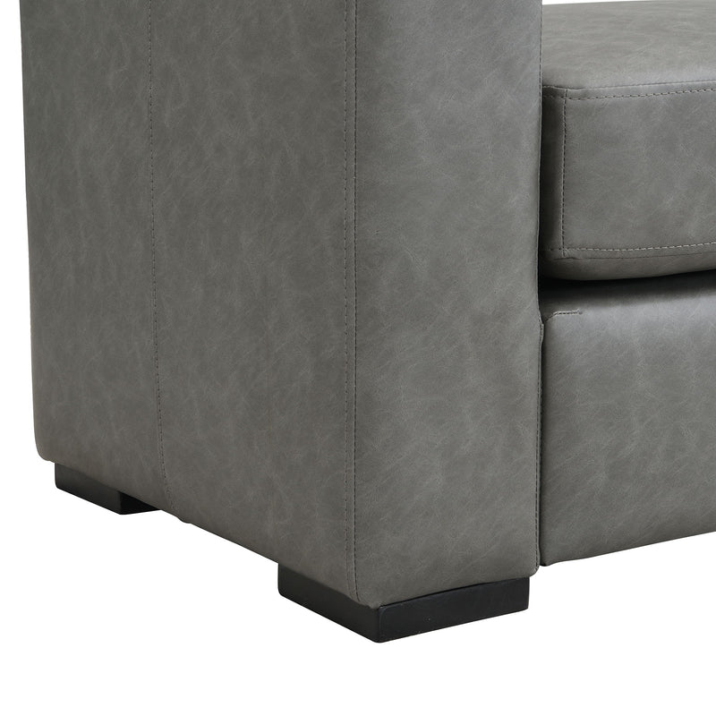 Ottoman With Unique Armrest Design For Living Spaces - R&R Furniture Gallery (Fountain Valley, CA)