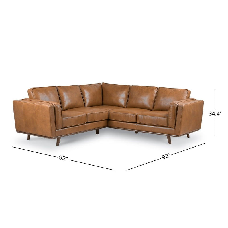 Erman - Corner Sofa - Tan - R&R Furniture Gallery (Fountain Valley, CA)