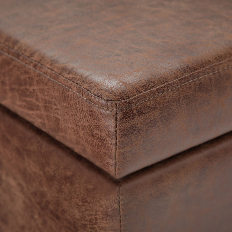 Avalon - Multifunctional Storage Ottoman Bench - R&R Furniture Gallery (Fountain Valley, CA)