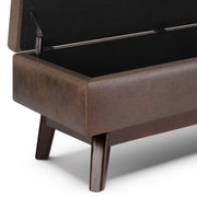 Owen - Upholstered Rectangular Storage Ottoman - R&R Furniture Gallery (Fountain Valley, CA)
