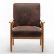 Wide Arm Chair - Brown - R&R Furniture Gallery (Fountain Valley, CA)