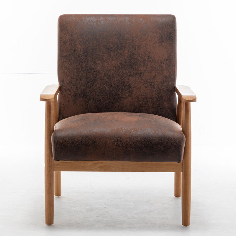 Wide Arm Chair - Brown - R&R Furniture Gallery (Fountain Valley, CA)