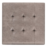 Shay - Large Square Coffee Table Storage Ottoman Mid-Century Style - R&R Furniture Gallery (Fountain Valley, CA)