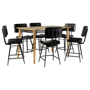 Partridge 7-piece Counter Dining Set Sheesham and Espresso