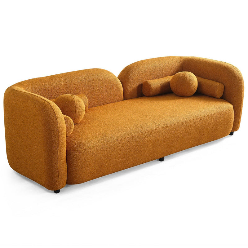 Donna - Japandi Design Boucle Sofa - R&R Furniture Gallery (Fountain Valley, CA)